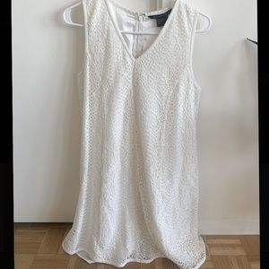 AX Collection white lace mini dress